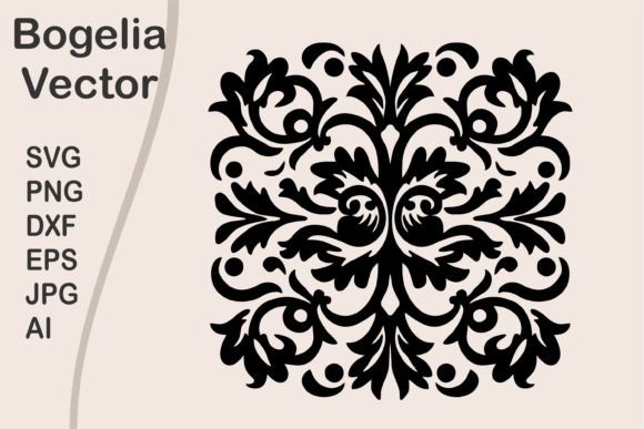 Download Damask Element Svg Cut File - Mask Collection