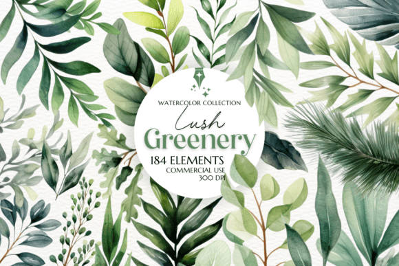 Download Lush Greenery Clipart Sublimation - Lush Collection