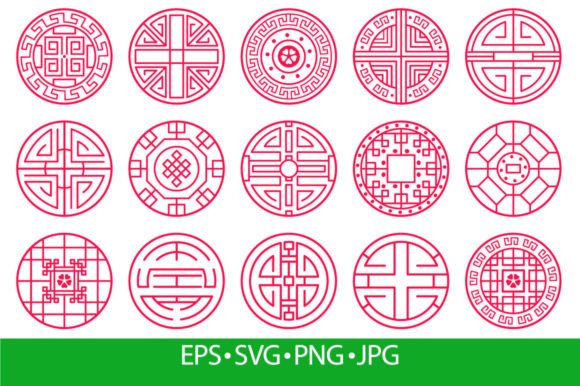 Download Chinese Oriental Decorative Ornament - Decor Collection